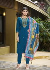 Apsara By Woodee Premium Rayon Kurti With Bottom Dupatta Wholesalers In Surat
